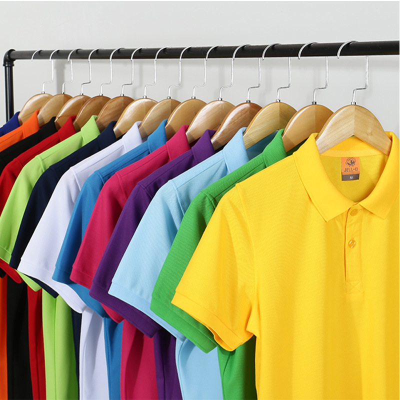Camiseta de solapa camisa polo logotipo personalizado camisa cultural camisa publicitaria ropa de trabajo personalizada ropa de grupo manga corta al por mayor