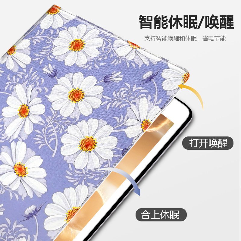 Aplicable a 6/7/8/ipnd mini Tablet funda protectora nuevo 11 pulgadas 10,2 pulgadas Flip Sleep Funda de cuero
