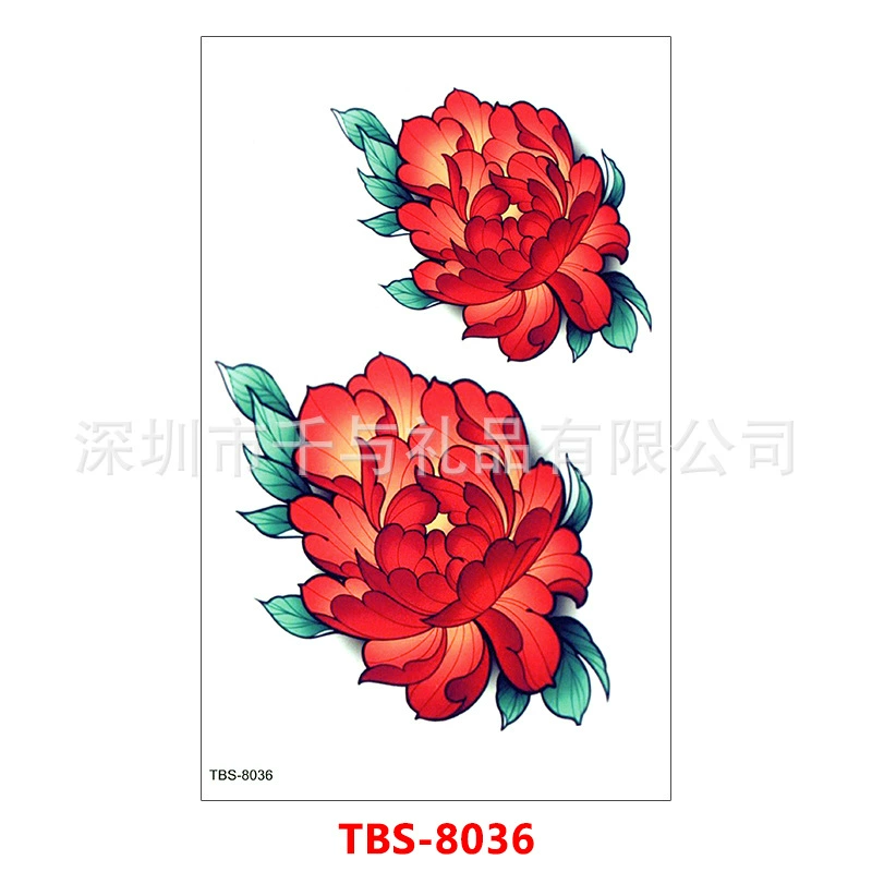 Поставщик производителю тотем большой цветок рука рука половина-руки тату Stickers тату наклейки