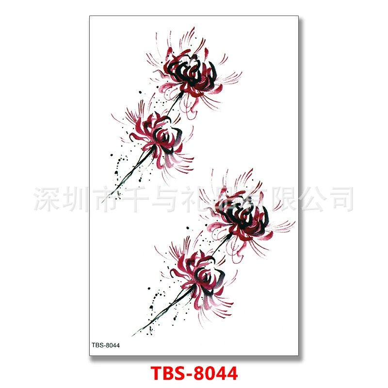 Поставщик производителю тотем большой цветок рука рука половина-руки тату Stickers тату наклейки