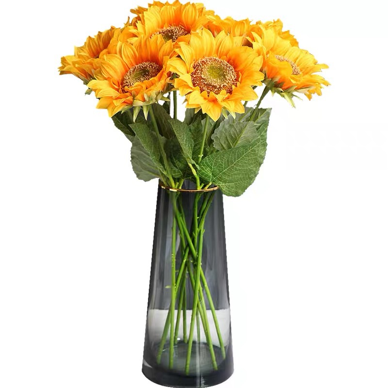 Girasoles artificiales para decoración del hogar o eventos  