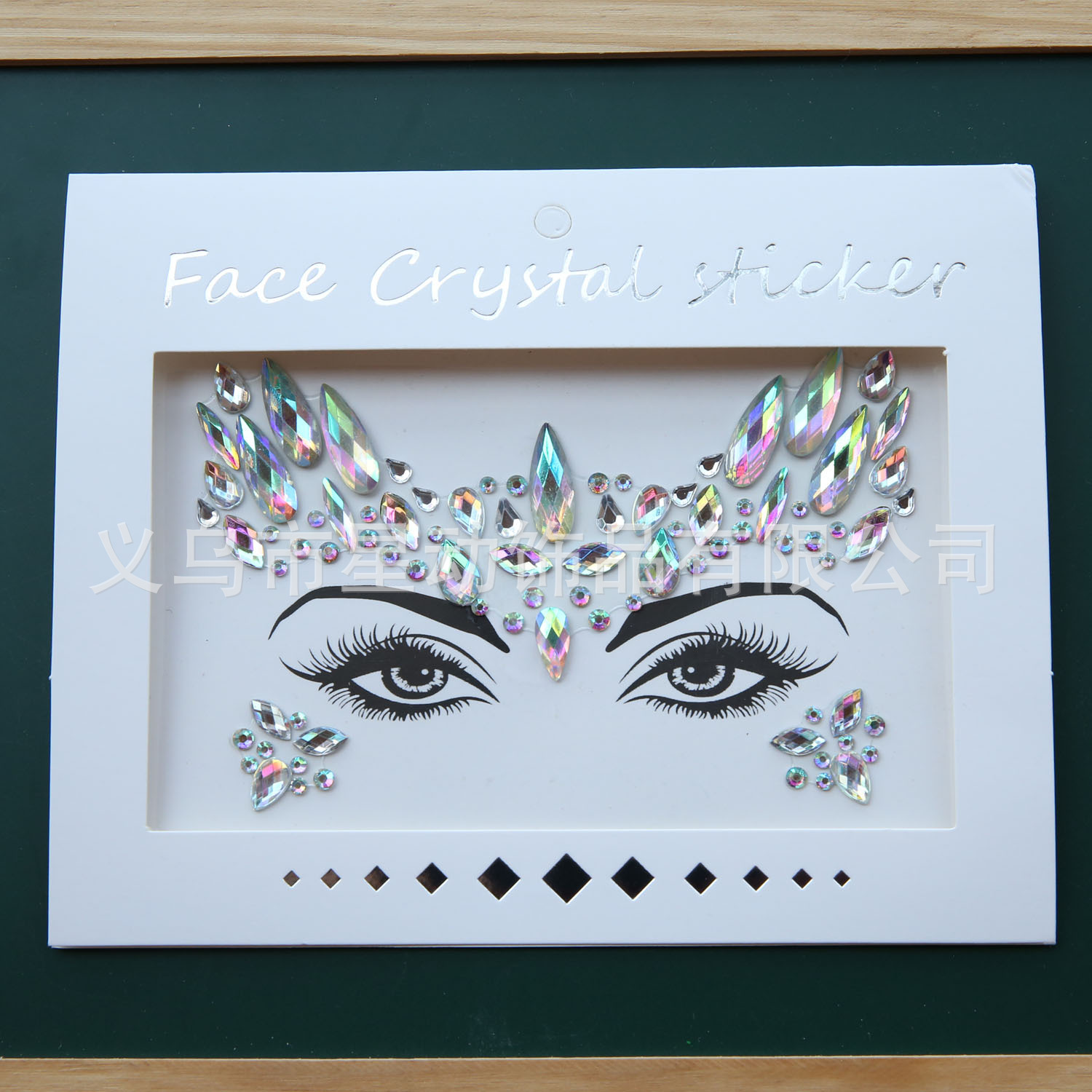 Crystals face sticker ˮü걦ʯ곧