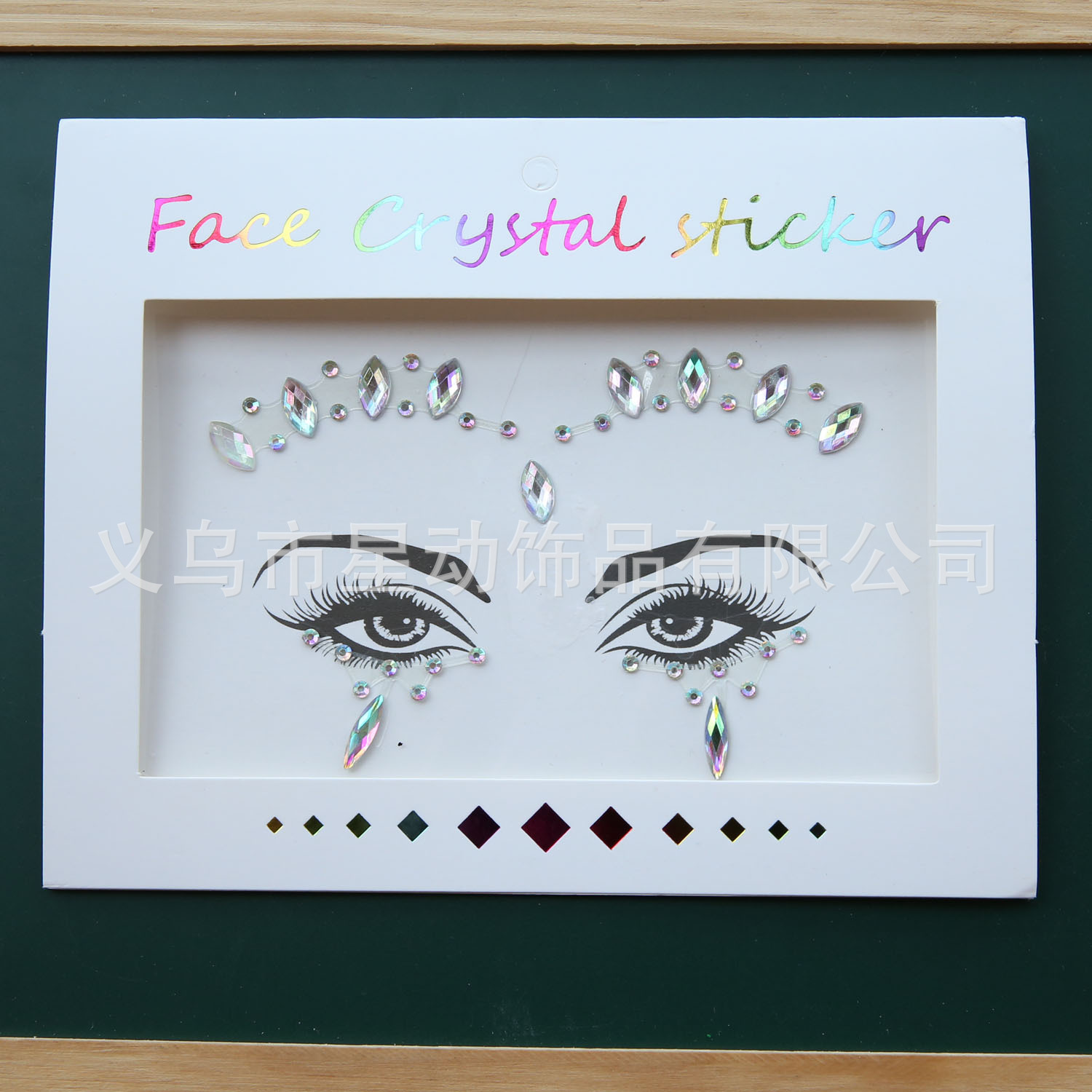 Crystals face sticker ˮü걦ʯ곧