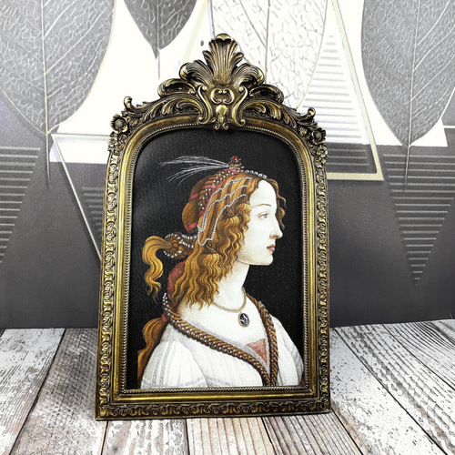 European retro photo wall living room bedroom art decoration set background frame rural inn house painting shelf display