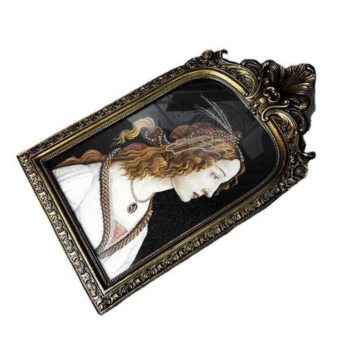 European retro photo wall living room bedroom art decoration set background frame rural inn house painting shelf display