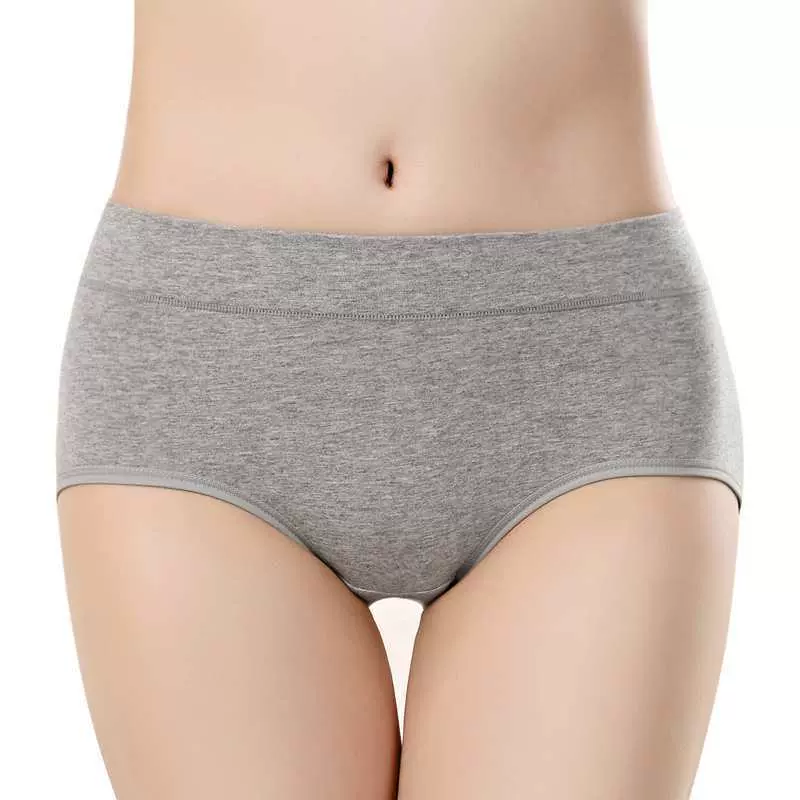 女士内裤女棉透气低腰三角裤韩版大码收腹提臀