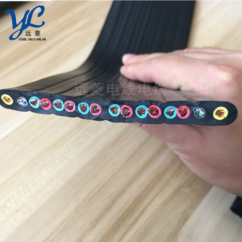 Yuanling FlamE REtardant Flat CablE ZR- SYEEDR 9X4+CAT6E+2DMX FlamE REtardant Low SmokE HalogEn-frEE Flat CablE