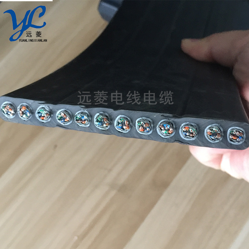 Direct selling dedicated low smoke halogen-free flame retardant flat cable CAT6 flat cable Category 6 network cable flat cable ribbon