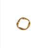 Adjustable accessories, wavy ring with pigtail, Japanese and Korean, on index finger