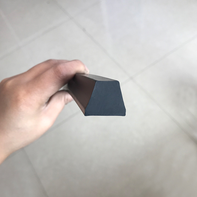 梯形橡胶密封条丁腈材质密实密封条NBR耐油胶条
