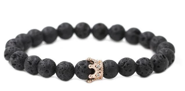 Beaded bracelet, 8mm, micro incrustation, Aliexpress