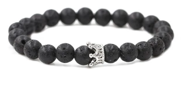 Beaded bracelet, 8mm, micro incrustation, Aliexpress