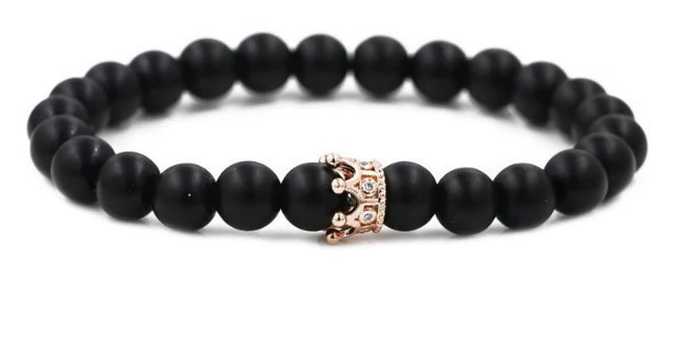 Beaded bracelet, 8mm, micro incrustation, Aliexpress