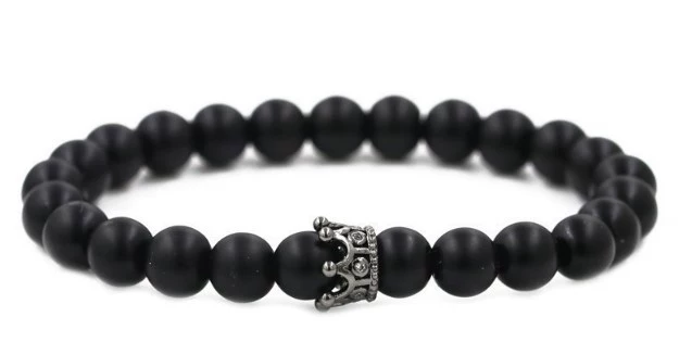 Beaded bracelet, 8mm, micro incrustation, Aliexpress