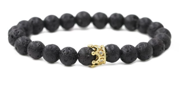 Beaded bracelet, 8mm, micro incrustation, Aliexpress