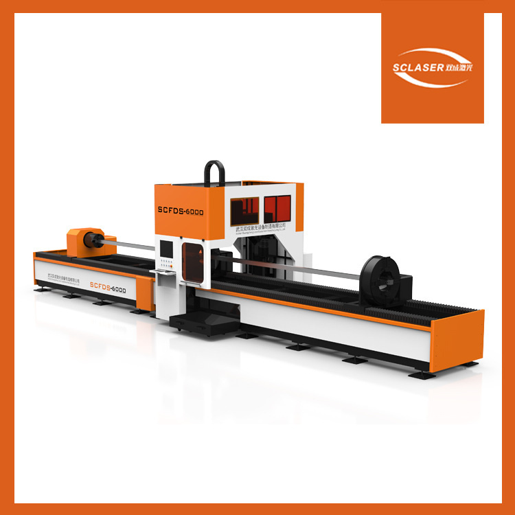 双成三卡盘光纤金属激光切管机 轻松快速 激光切管机源头厂家