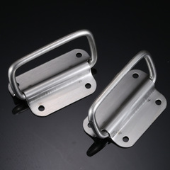 廠家直供201不鏽鋼摺疊拉手 木箱提手 工業設備箱提手 菜板墩拉手