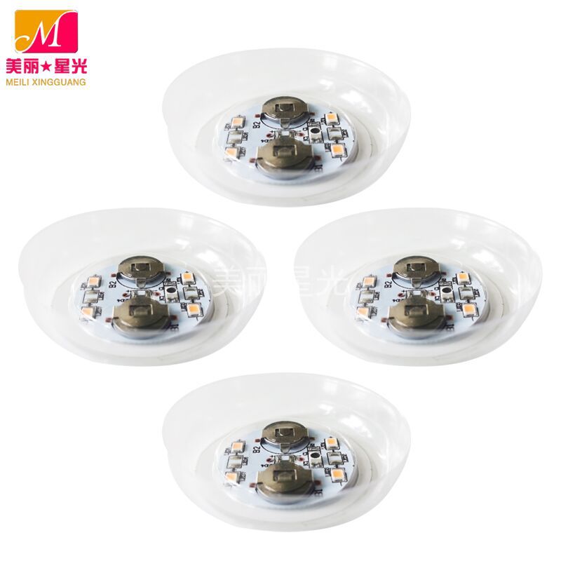 Pegatinas de copa led luminosa anti-caída al por mayor, suministros de atmósfera de barra, fondo de botella de vino, cubierta de taza de blíster, pegatinas de copa luminosa