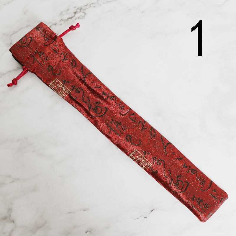 Bolsa de ventilador de estilo chino para hombre cubierta de ventilador antiguo accesorios de embalaje de ventilador cubierta de ventilador de brocado para hombre bolsa de ventilador plegable al por mayor