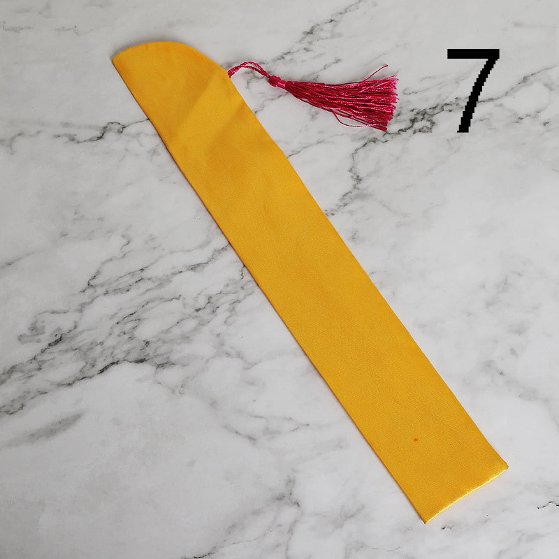 Bolsa de ventilador de estilo chino para hombre cubierta de ventilador antiguo accesorios de embalaje de ventilador cubierta de ventilador de brocado para hombre bolsa de ventilador plegable al por mayor