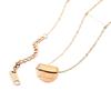 Fashionable golden necklace with letters, Korean style, English letters, pink gold, does not fade, wholesale