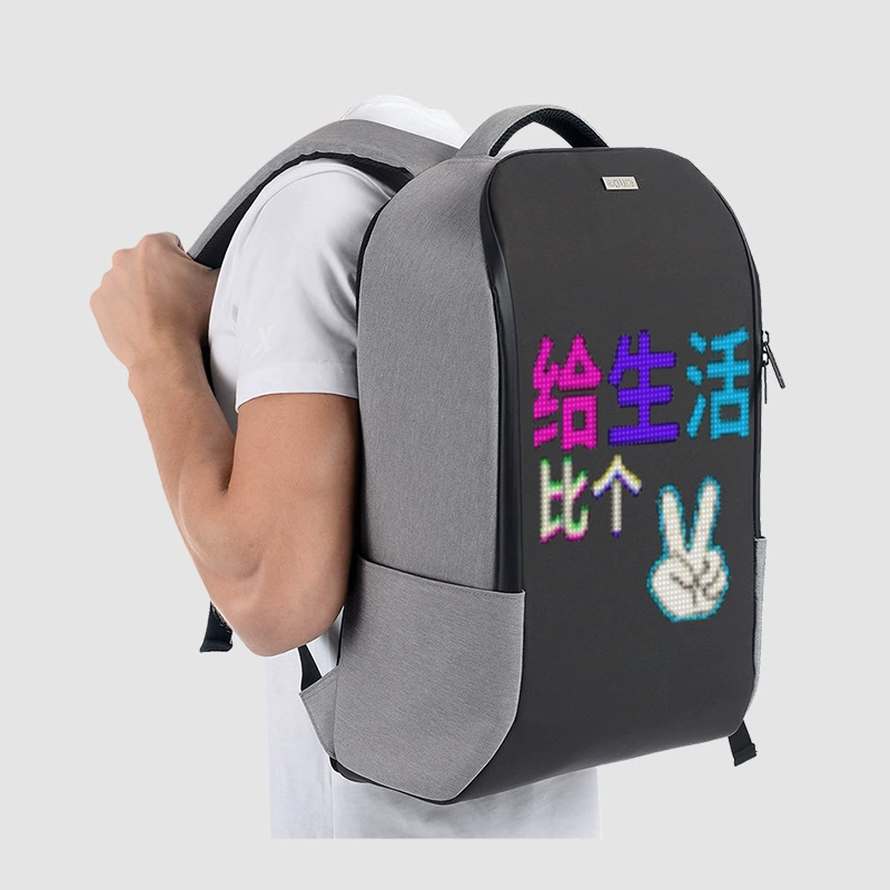 LED backpack supports multi -language LED BACKPACK ADVERTISING BACKPACKPACK LED