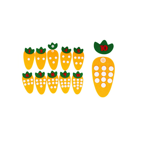 Self-made Non-woven Felt Educational Toys for Preschool Activity Areas