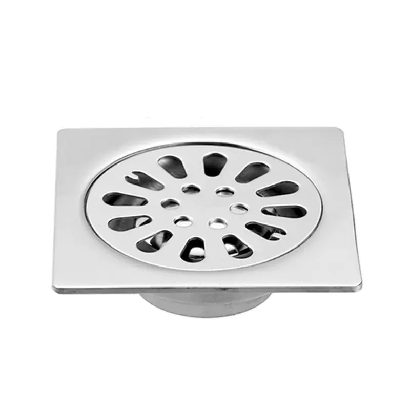 304不锈钢12cm防臭虫加厚地漏 工程4寸2厘专用110管地漏 厂家直销