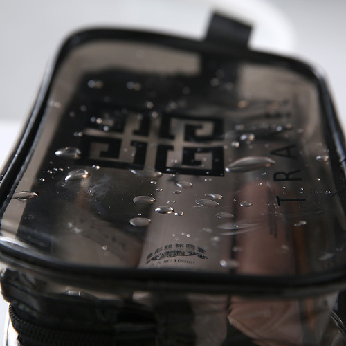 Printed fashionable PVC toiletry bag large capacity travel multifunctional portable portable thickened makeup storage bag