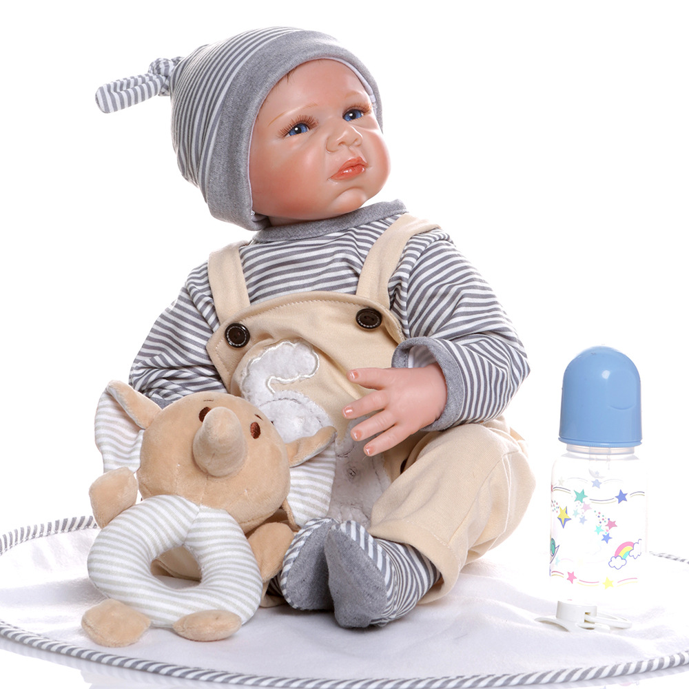 50CM Nueva simulación Linda muñeca renacida bebé muñeca transfronteriza Venta caliente nicho suministro