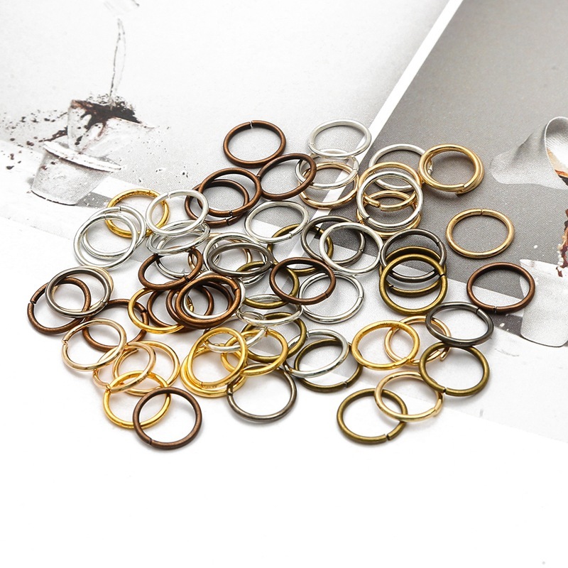 3-20mm single ring open ring beaded jewelry diy handmade earrings material package hair accessories hairpin accessories