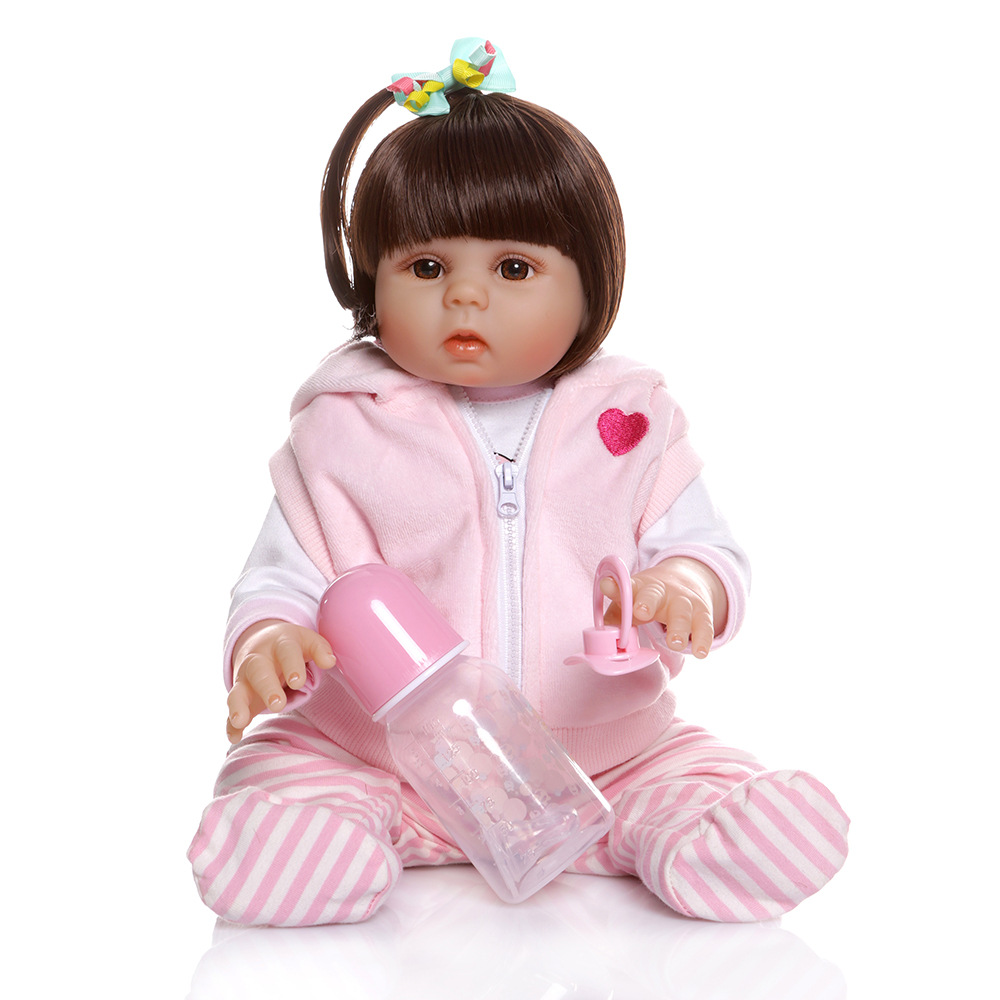 47cm NPK pegamento completo puede entrar en el agua de simulación muñeca Linda muñeca transfronteriza Venta caliente