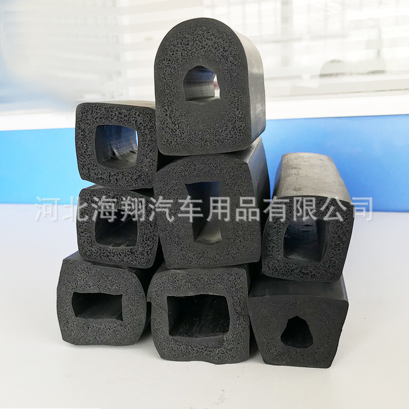 三元乙丙回字型发泡密封条 方形空心机械橡胶条 回形海绵条