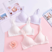 2022新款纯棉提花少女童内衣发育期文胸背心学生短背心文胸