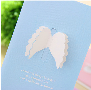 Creative Wings Love Card Message Message День учителя середина фестиваля Festival Festival Lover Card Carding Carding с конвертом