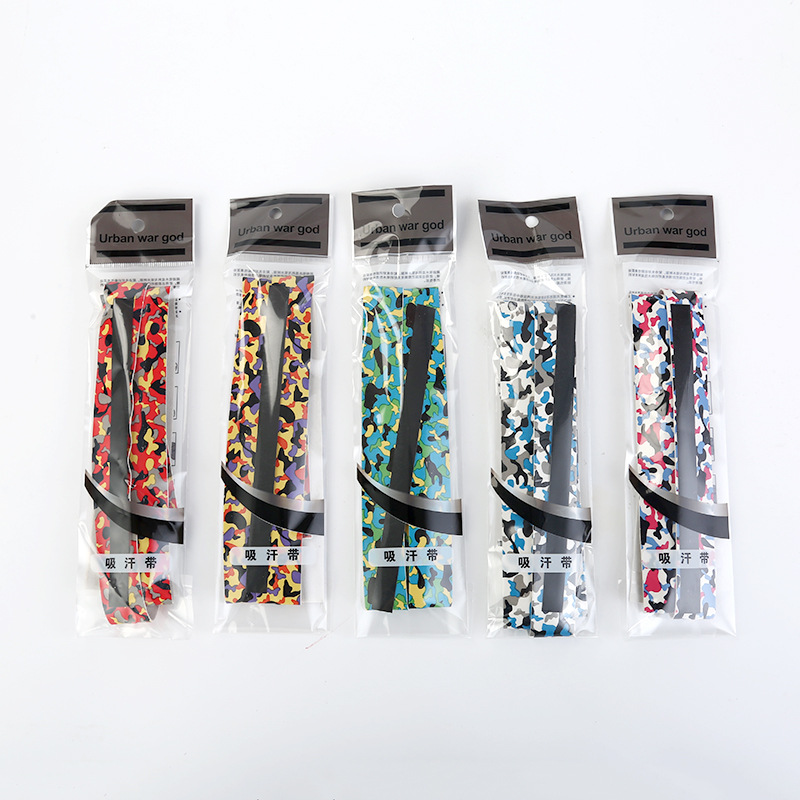 Qicen ventilador colorido raqueta de bádminton pegamento de mano raqueta de tenis que absorbe el sudor cinturón tirachinas caña de pescar manejar correa de bobinado