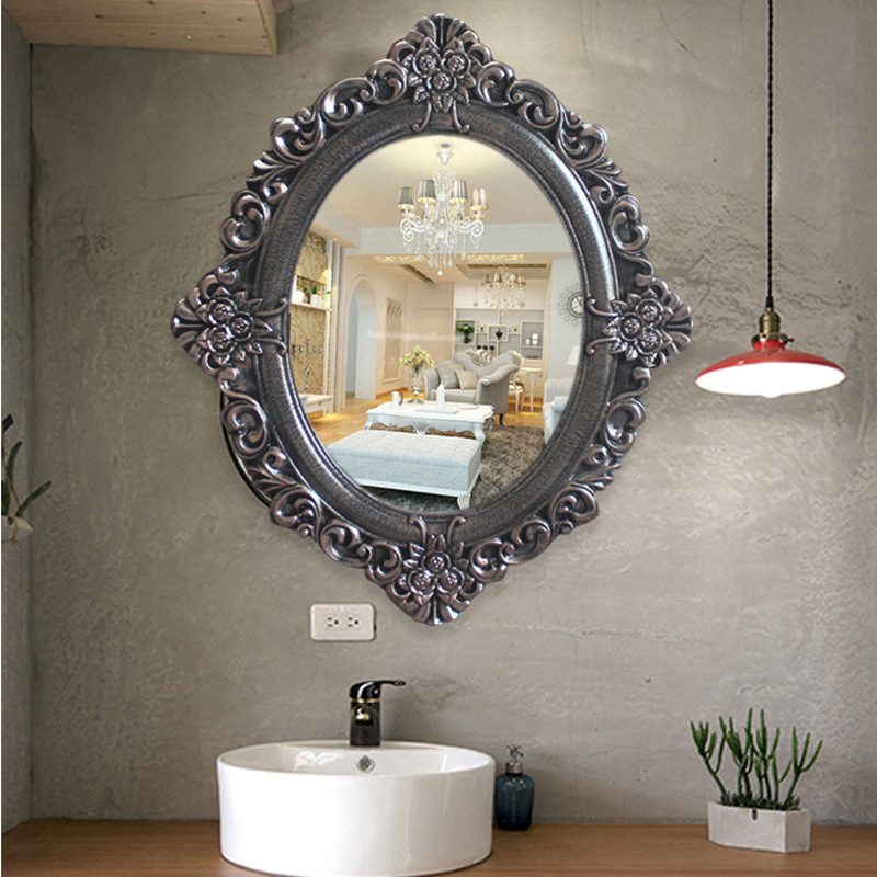 Factory direct wholesale European retro bathroom mirror mirror bathroom mirror Beauty Mirror Retro Mirror