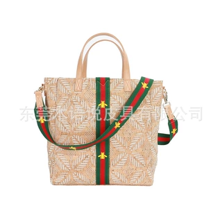 环保可降解软木单肩包 简约北欧风软木手提包 可定制logo软木女包