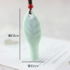 Retro ceramics, whistle, necklace, accessory for beloved, sweater, long pendant, mid-length, wholesale