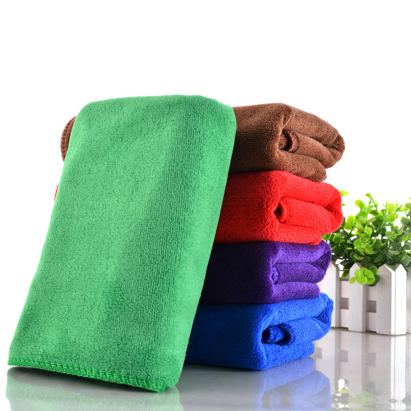 Factory wholesale thickened absorbent car towel towel barber shop beauty salon towel Baotou dry hair towel printed logo