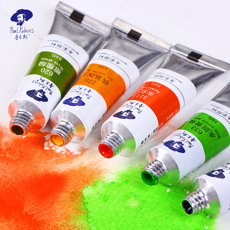 Set de Acuarelas Transparentes en Tubo 18, 24 y 36 Colores para Principiantes image 3