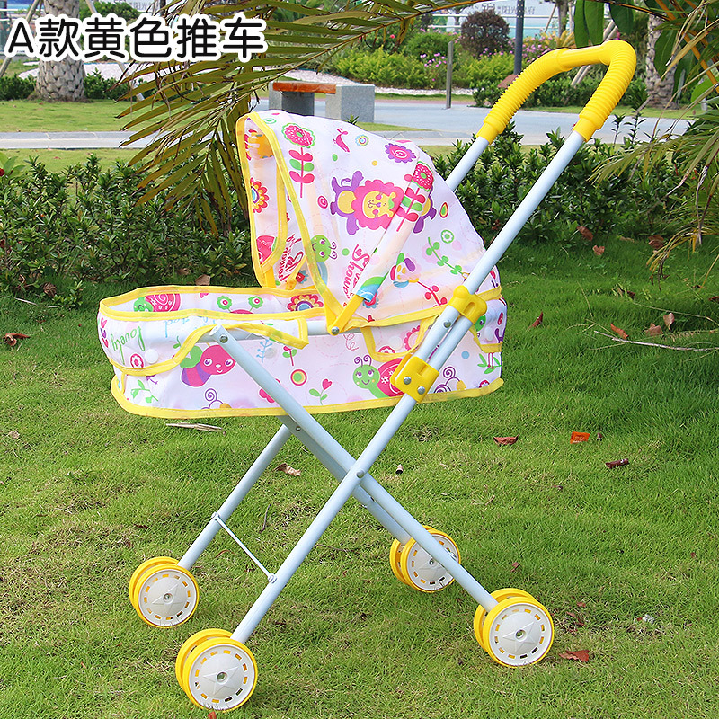 Cochecito de bebé de hierro al por mayor directo con muñeca de simulación