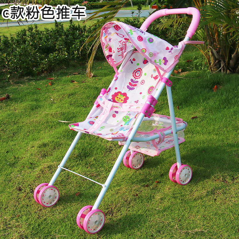 Cochecito de bebé de hierro al por mayor directo con muñeca de simulación