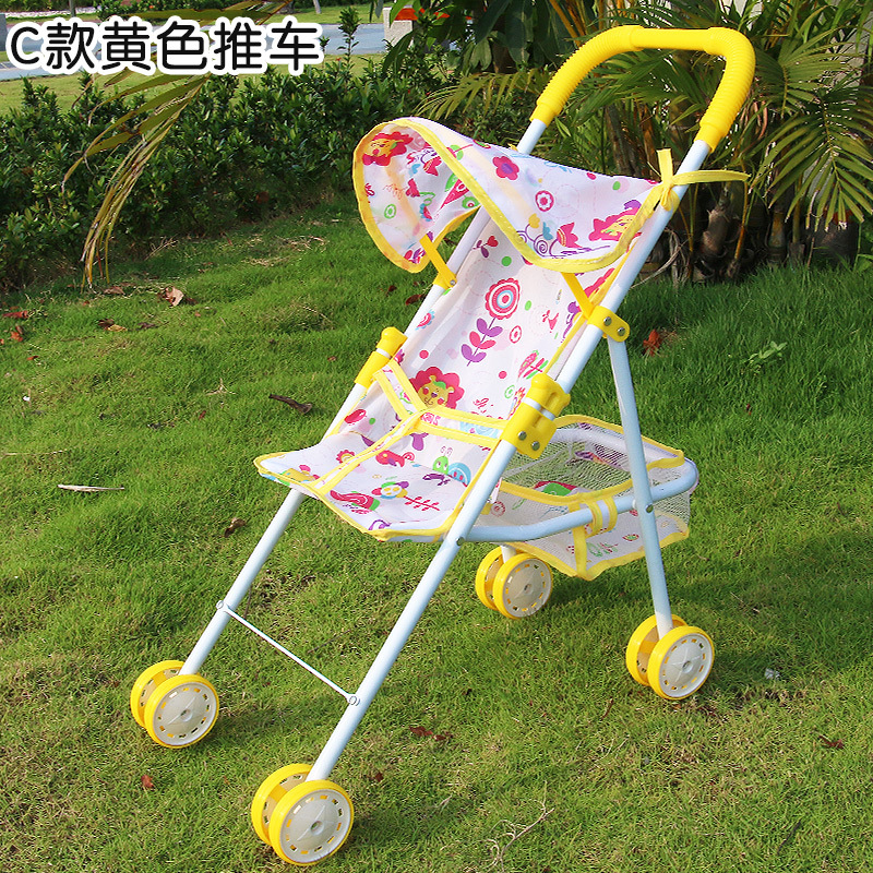 Cochecito de bebé de hierro al por mayor directo con muñeca de simulación