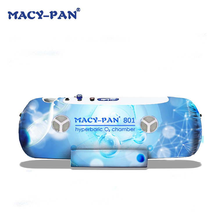 MACY-PAN Single-person Soft Horizontal Micro-pressure Oxygen Chamber Lying Flat Portable Household Hyperbaric Oxygen Chamber Round Health Catch