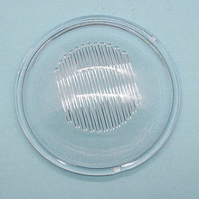 批发光学级透明罩条纹PC灯罩户外工矿灯隧道灯投光灯外壳PC罩配件