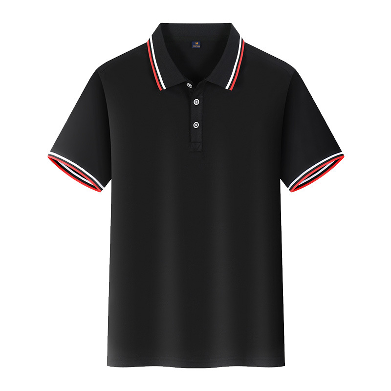 Venta al por mayor camisa de polo de solapa mercerizada camisa de publicidad personalizada camiseta logo patrón impreso ropa de trabajo manga corta