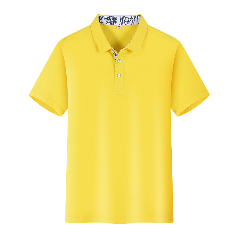 Porcelana azul y blanca camisa de polo de solapa Lisa logotipo personalizado publicidad camisa cultural camiseta ropa de trabajo personalizada lote de manga corta image 6