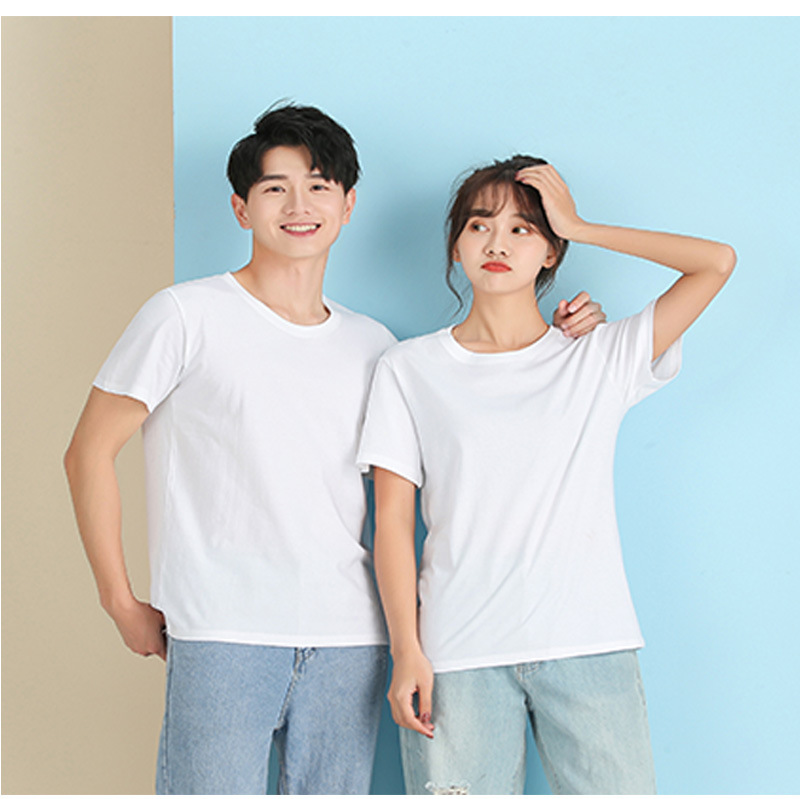 Verano personalizado nueva camiseta de algodón puro impreso logotipo patrón de publicidad camisa cultural al por mayor ropa de trabajo promocional corporativa image 4