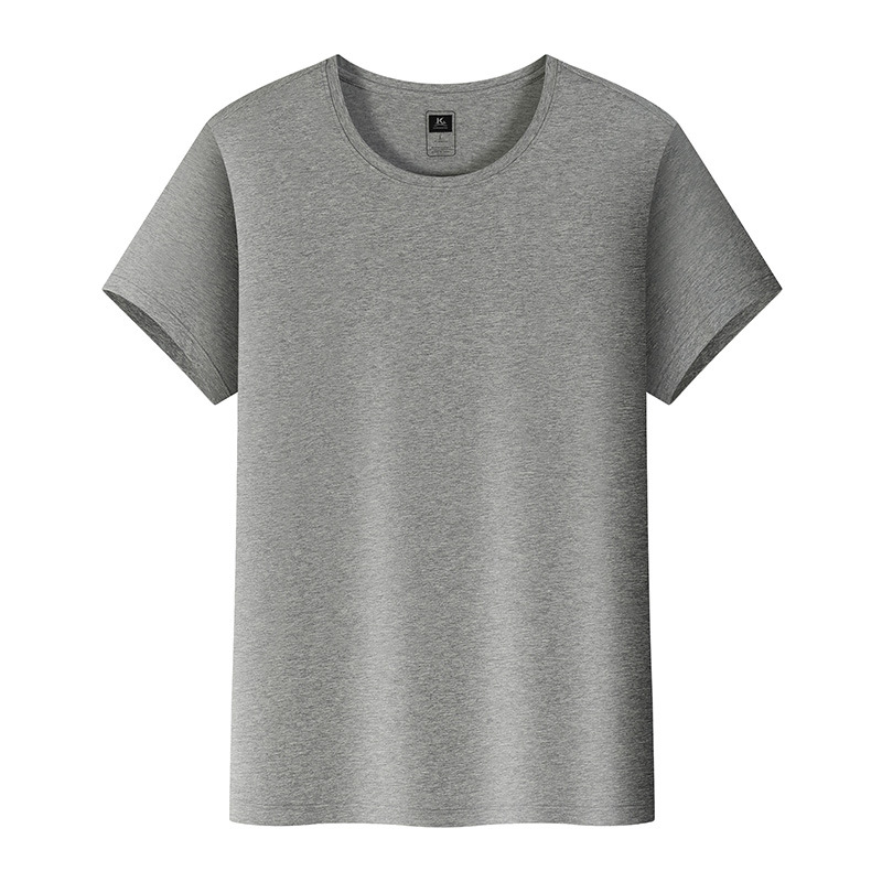 Cuello redondo de alta gama Camiseta de manga corta Logotipo personalizado Camisa cultural Camisa de publicidad Camisa de polo Ropa DE TRABAJO personalizada Ropa de grupo al por mayor image 4